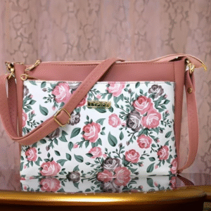 TYPIFY Floral Sling Bag for Women – Pink