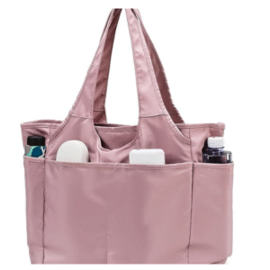 Voroly Women's Tote Bag with Zipper & Pockets