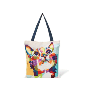 The Purple Tree Cotton Canvas Tote Bag