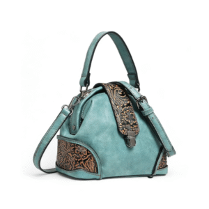 Habere India Kauna Straw Half Moon Tote