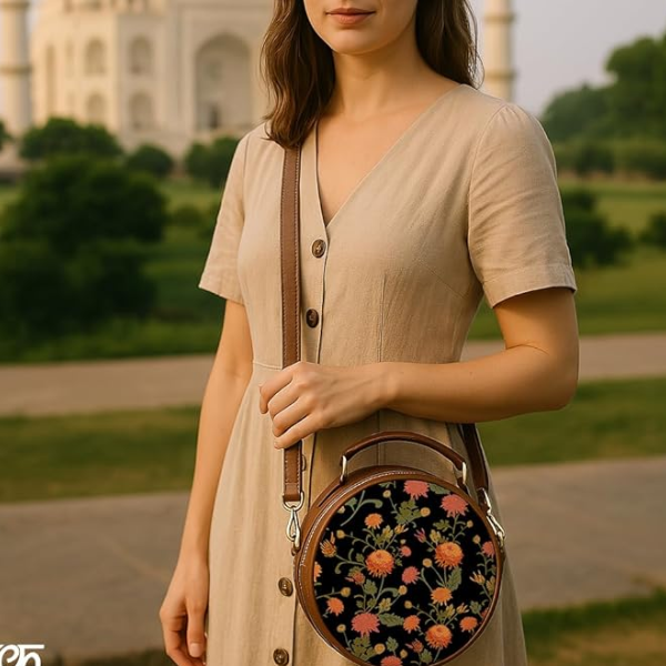 Kalankit Quirky Box Sling Crossbody Bag - Image 3
