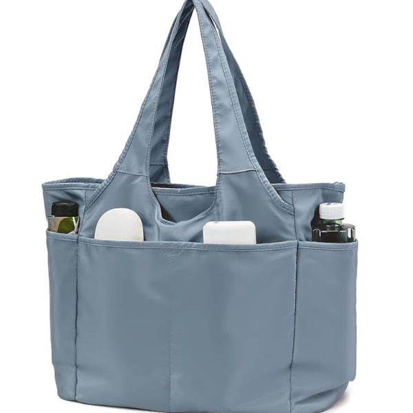Voroly Women's Tote Bag with Zipper & Pockets - Image 2